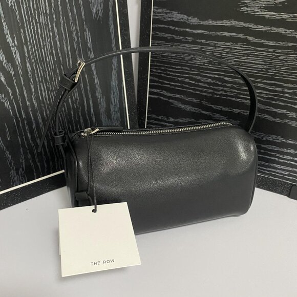 The Row Handbags - The Row Black Leather Shoulder Bag